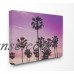The Stupell Home Decor Collection Tropical Purple Palm trees Photography Stretched Canvas Wall Art, 16 x 1.5 x 20   